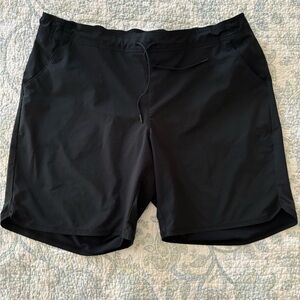 Lands End Black swim shorts 20W